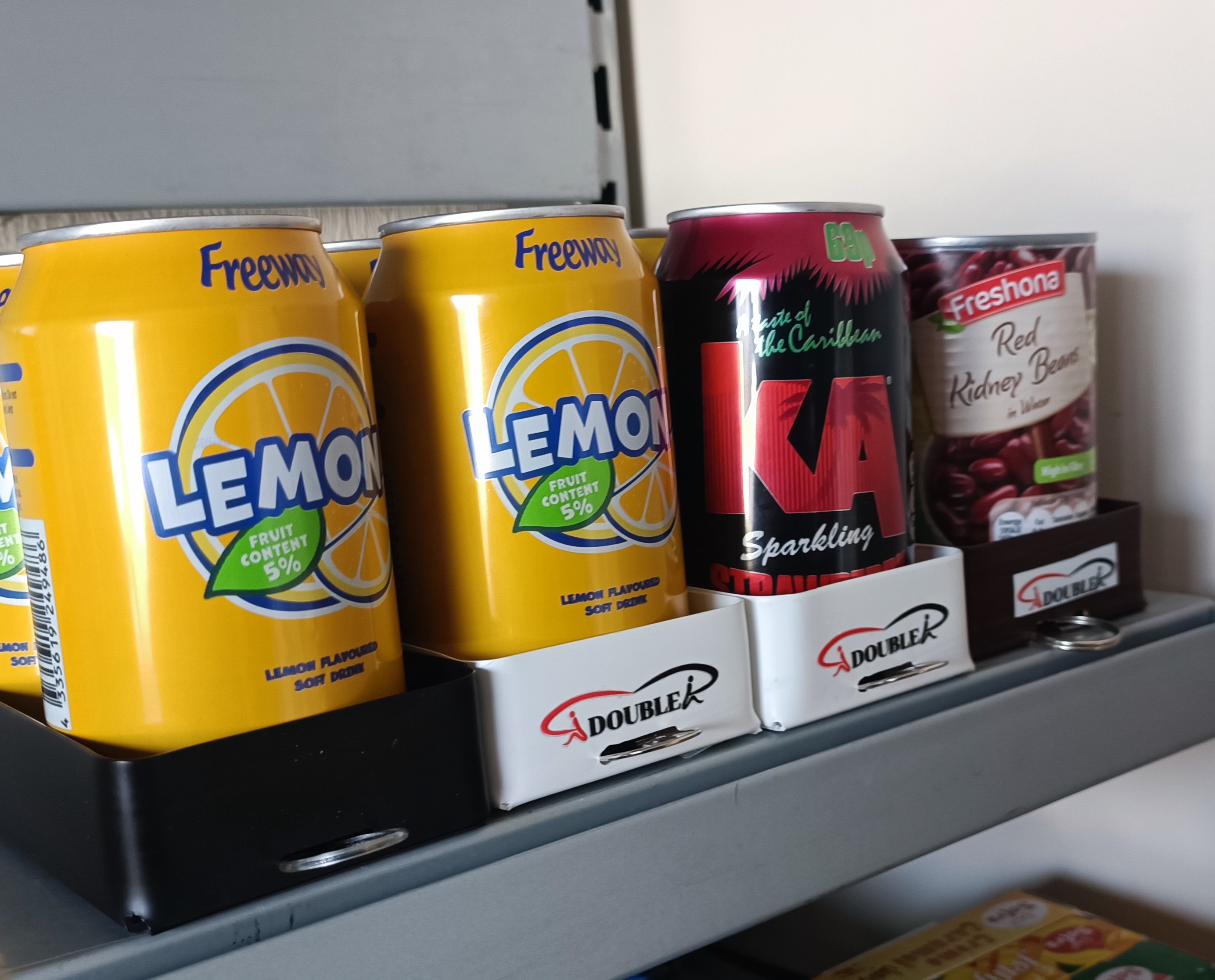 Traditional shelf pusher system — the problem